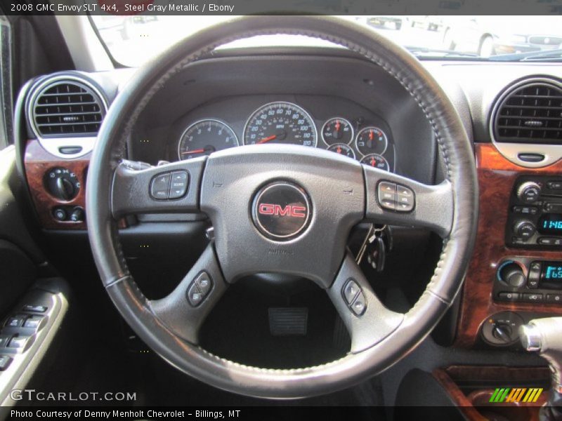 Steel Gray Metallic / Ebony 2008 GMC Envoy SLT 4x4