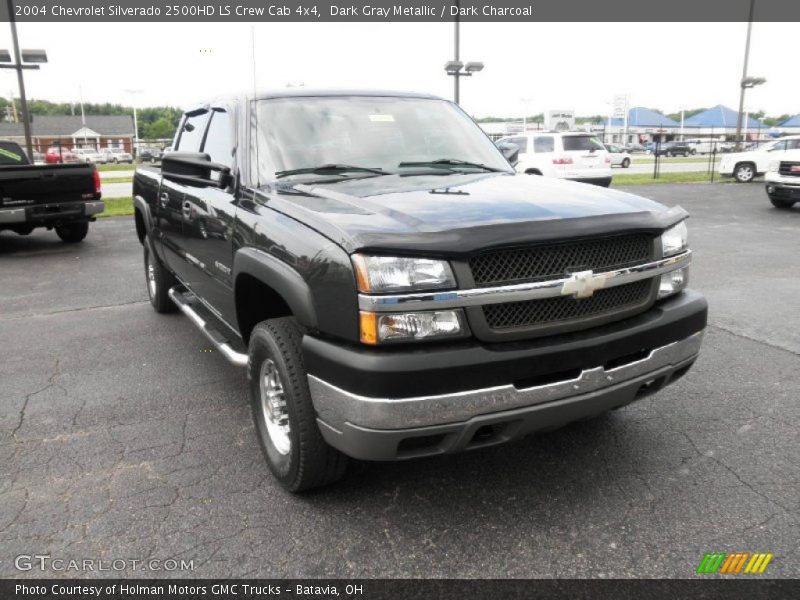 Dark Gray Metallic / Dark Charcoal 2004 Chevrolet Silverado 2500HD LS Crew Cab 4x4