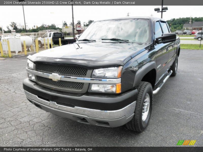 Dark Gray Metallic / Dark Charcoal 2004 Chevrolet Silverado 2500HD LS Crew Cab 4x4