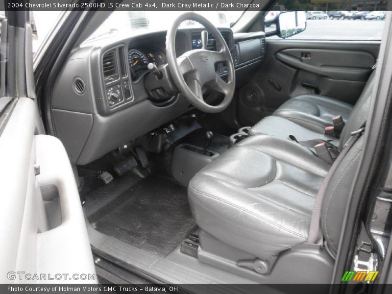 Dark Gray Metallic / Dark Charcoal 2004 Chevrolet Silverado 2500HD LS Crew Cab 4x4