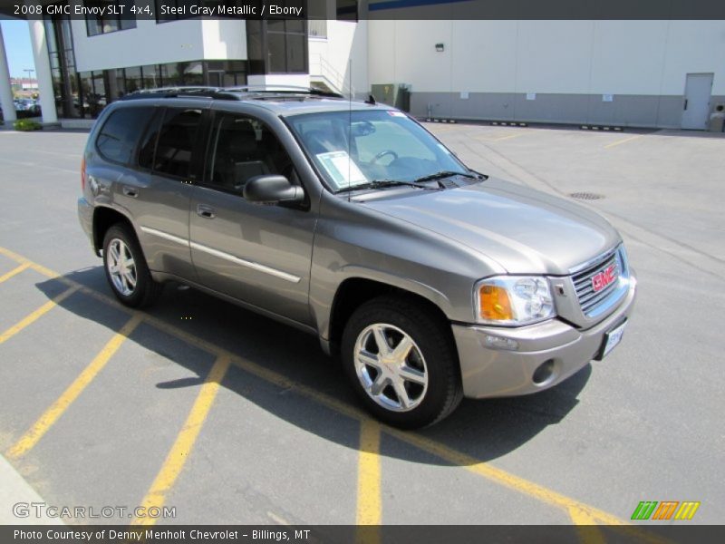Steel Gray Metallic / Ebony 2008 GMC Envoy SLT 4x4