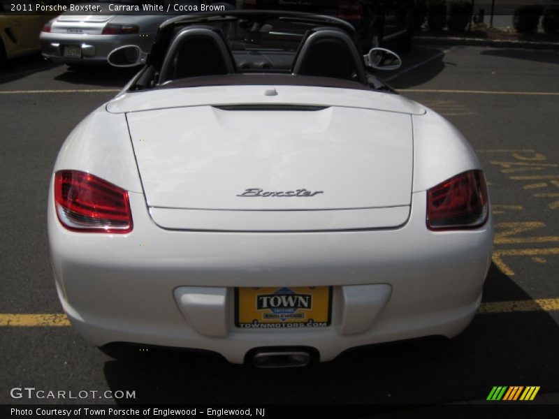 Carrara White / Cocoa Brown 2011 Porsche Boxster