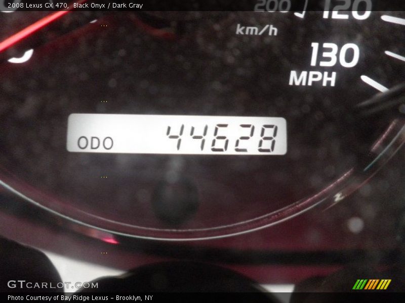 Black Onyx / Dark Gray 2008 Lexus GX 470