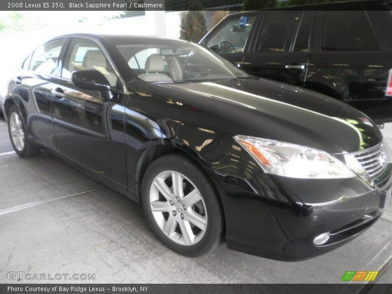 Black Sapphire Pearl / Cashmere 2008 Lexus ES 350