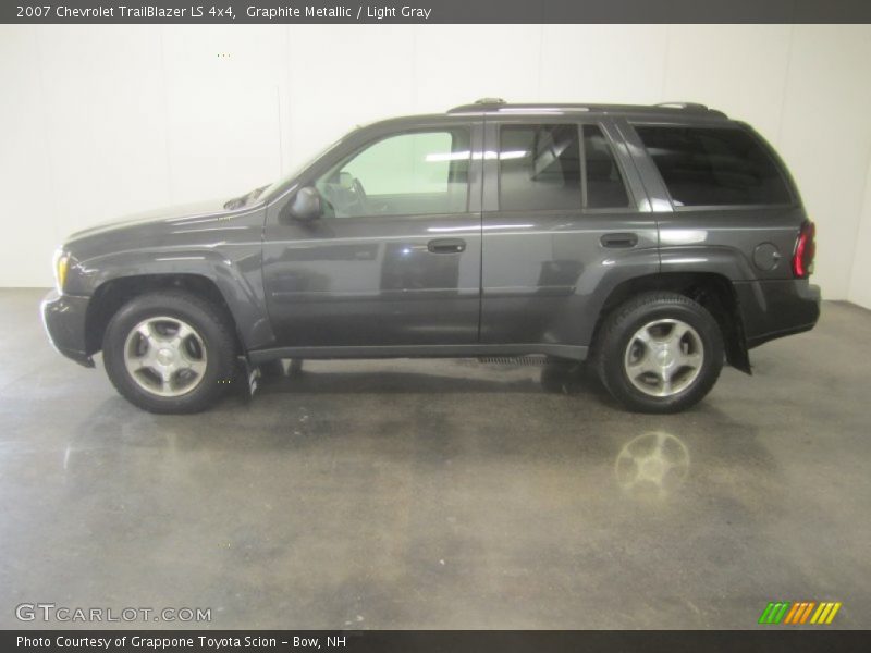 Graphite Metallic / Light Gray 2007 Chevrolet TrailBlazer LS 4x4