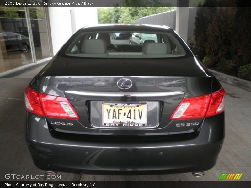 Smoky Granite Mica / Black 2008 Lexus ES 350
