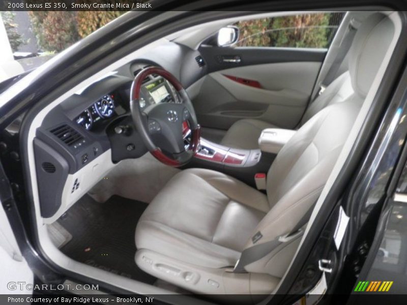 Smoky Granite Mica / Black 2008 Lexus ES 350