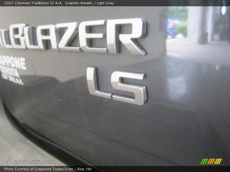Graphite Metallic / Light Gray 2007 Chevrolet TrailBlazer LS 4x4