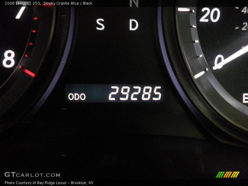 Smoky Granite Mica / Black 2008 Lexus ES 350
