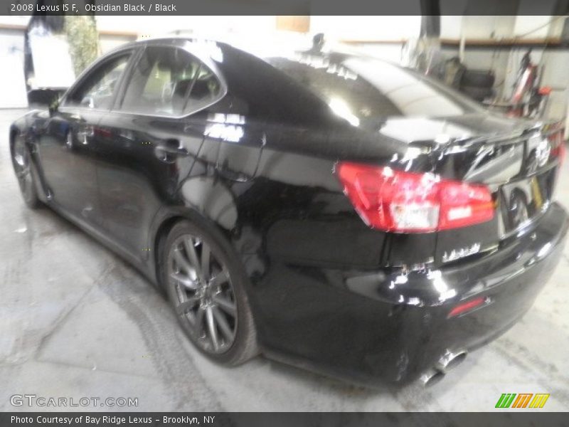 Obsidian Black / Black 2008 Lexus IS F