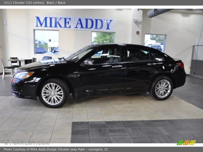 Black / Black 2011 Chrysler 200 Limited