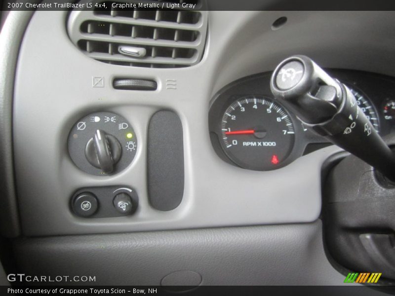 Graphite Metallic / Light Gray 2007 Chevrolet TrailBlazer LS 4x4