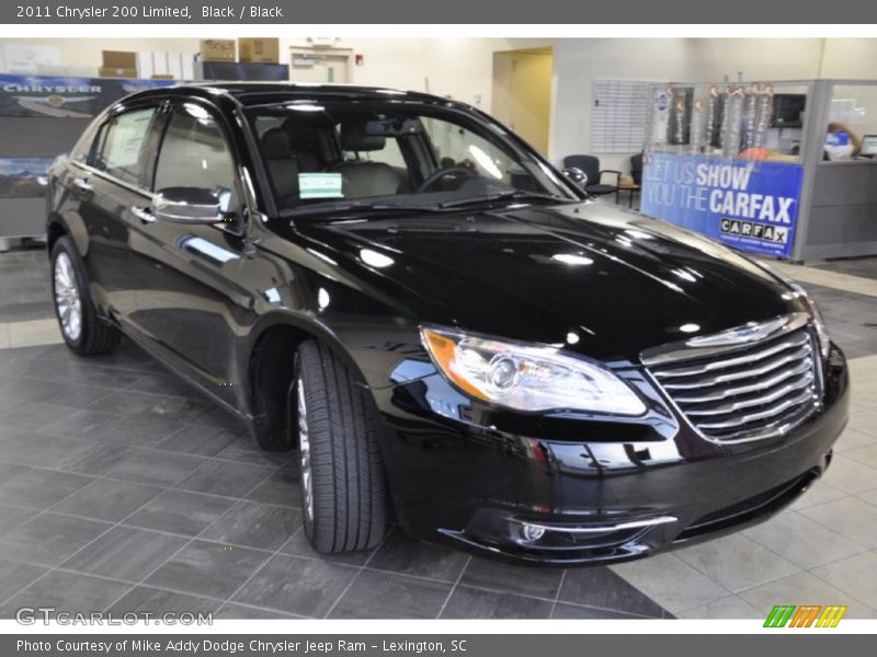 Black / Black 2011 Chrysler 200 Limited