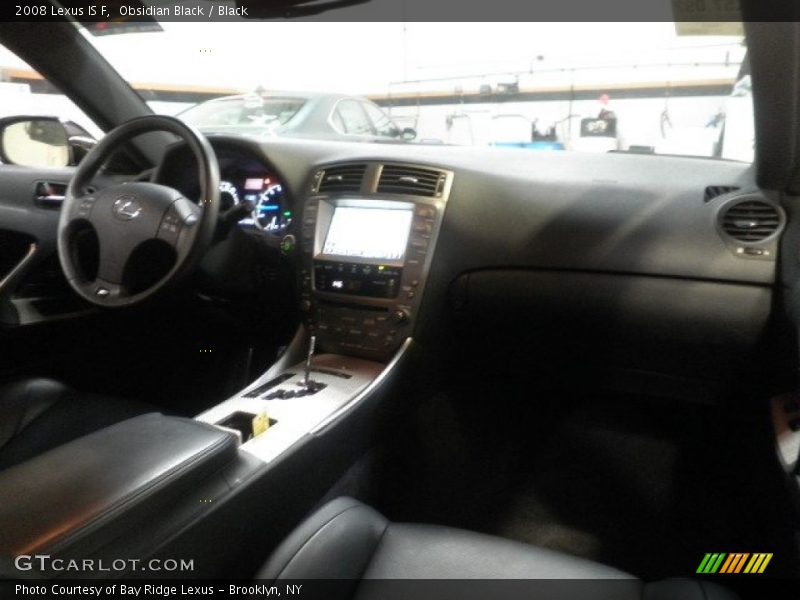 Obsidian Black / Black 2008 Lexus IS F