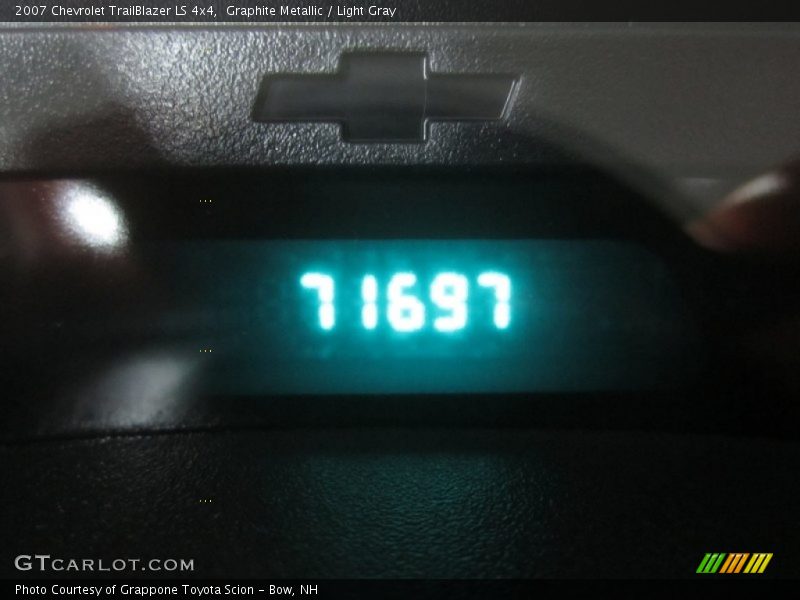 Graphite Metallic / Light Gray 2007 Chevrolet TrailBlazer LS 4x4