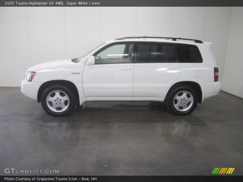 Super White / Ivory 2005 Toyota Highlander V6 4WD