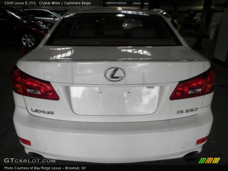 Crystal White / Cashmere Beige 2006 Lexus IS 250