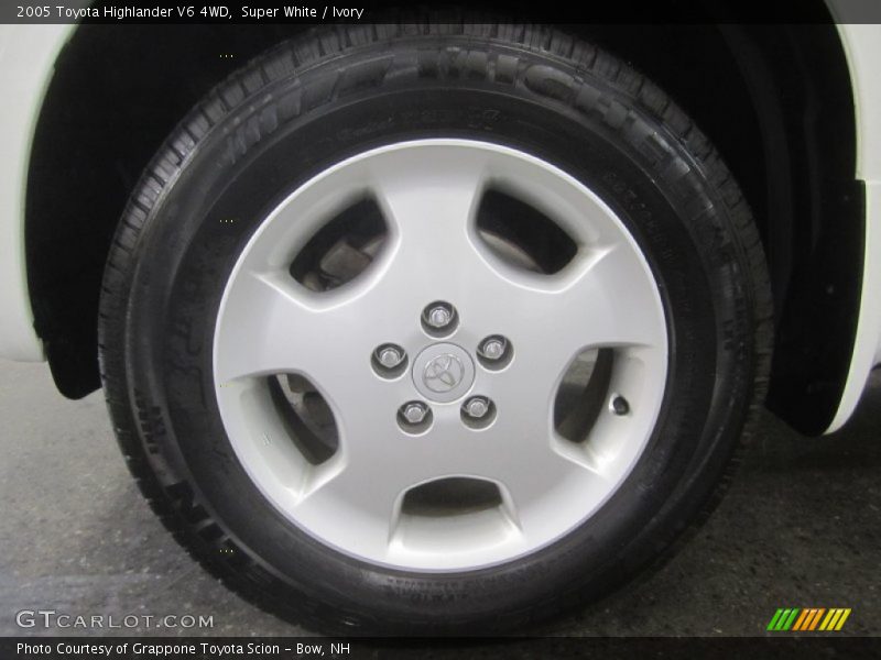 Super White / Ivory 2005 Toyota Highlander V6 4WD