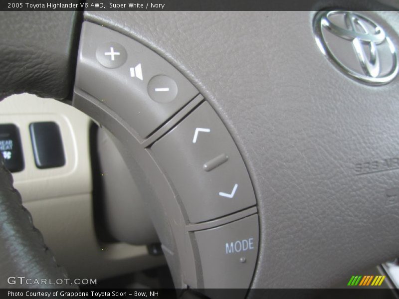 Super White / Ivory 2005 Toyota Highlander V6 4WD