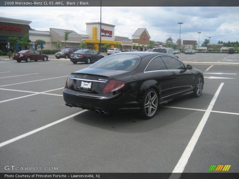 Black / Black 2008 Mercedes-Benz CL 63 AMG