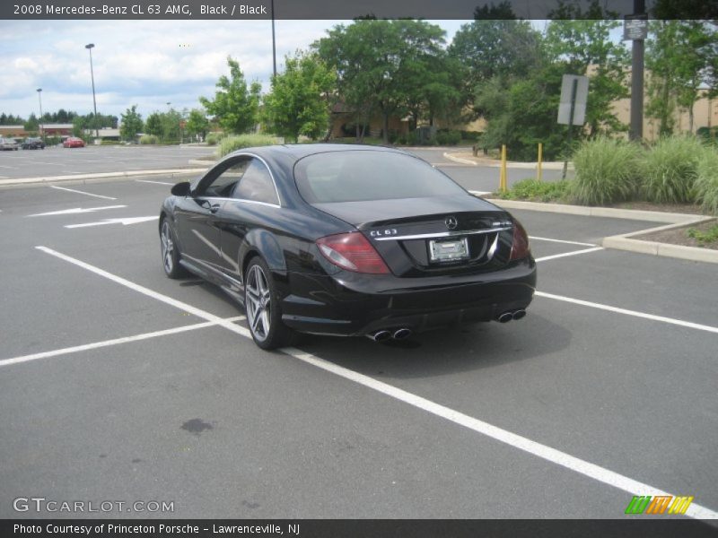 Black / Black 2008 Mercedes-Benz CL 63 AMG