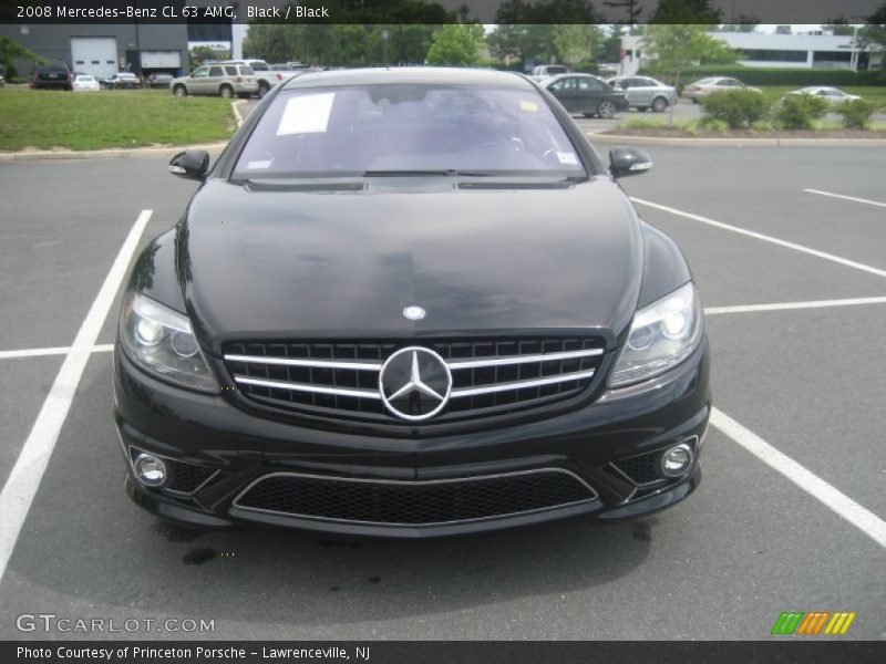 Black / Black 2008 Mercedes-Benz CL 63 AMG