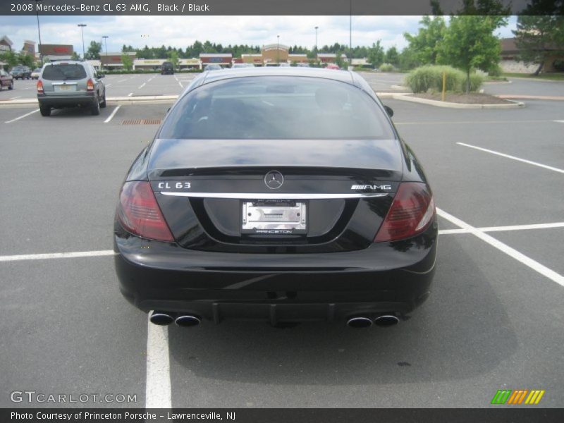 Black / Black 2008 Mercedes-Benz CL 63 AMG