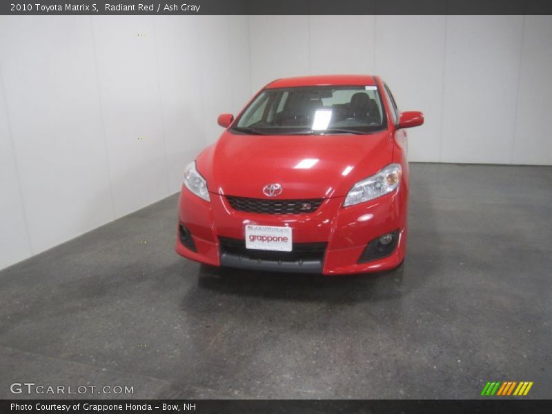 Radiant Red / Ash Gray 2010 Toyota Matrix S
