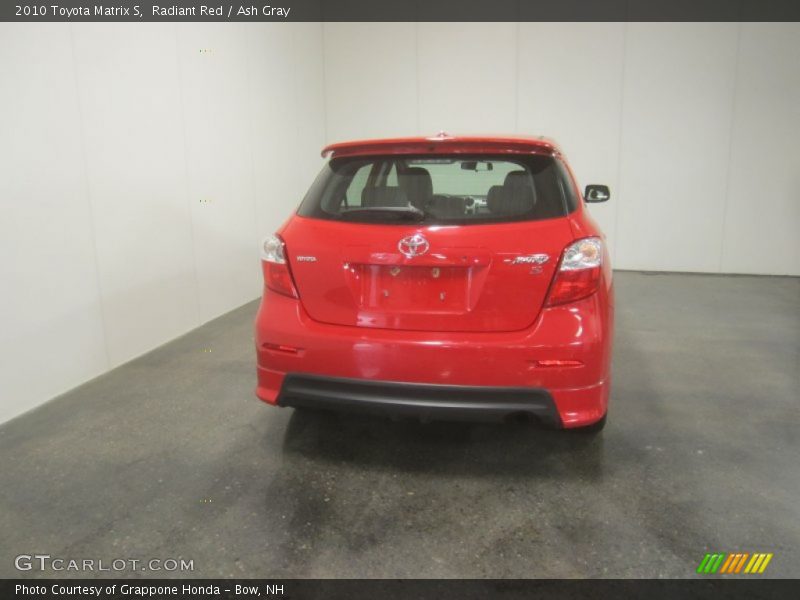 Radiant Red / Ash Gray 2010 Toyota Matrix S