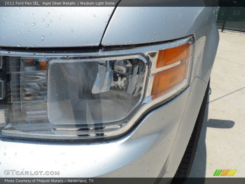 Ingot Silver Metallic / Medium Light Stone 2011 Ford Flex SEL