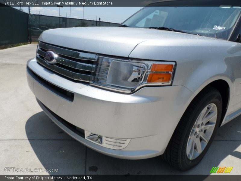 Ingot Silver Metallic / Medium Light Stone 2011 Ford Flex SEL