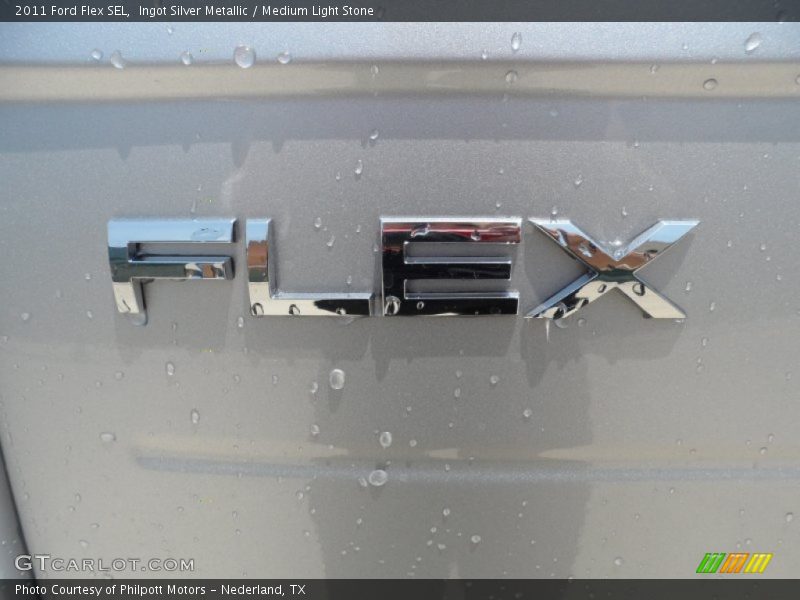 Ingot Silver Metallic / Medium Light Stone 2011 Ford Flex SEL