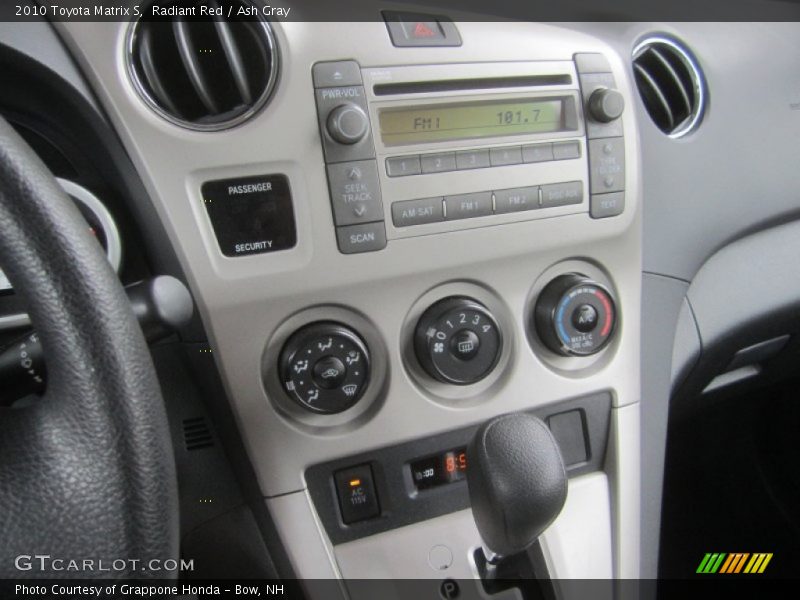 Radiant Red / Ash Gray 2010 Toyota Matrix S