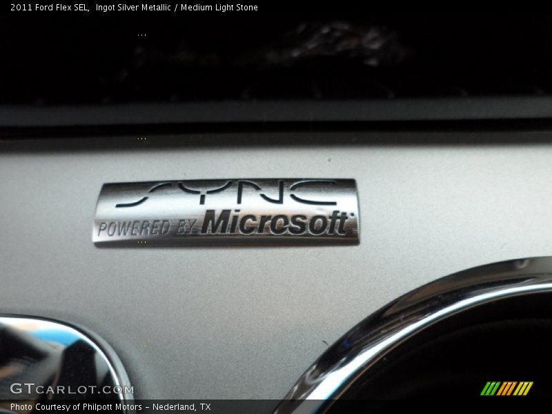 Ingot Silver Metallic / Medium Light Stone 2011 Ford Flex SEL