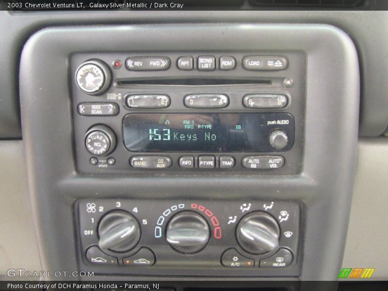 Controls of 2003 Venture LT