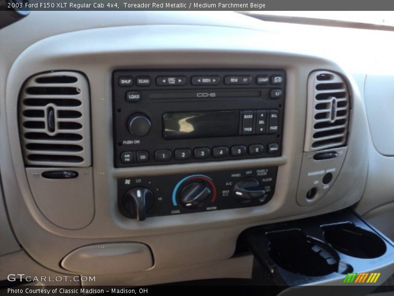 Toreador Red Metallic / Medium Parchment Beige 2003 Ford F150 XLT Regular Cab 4x4