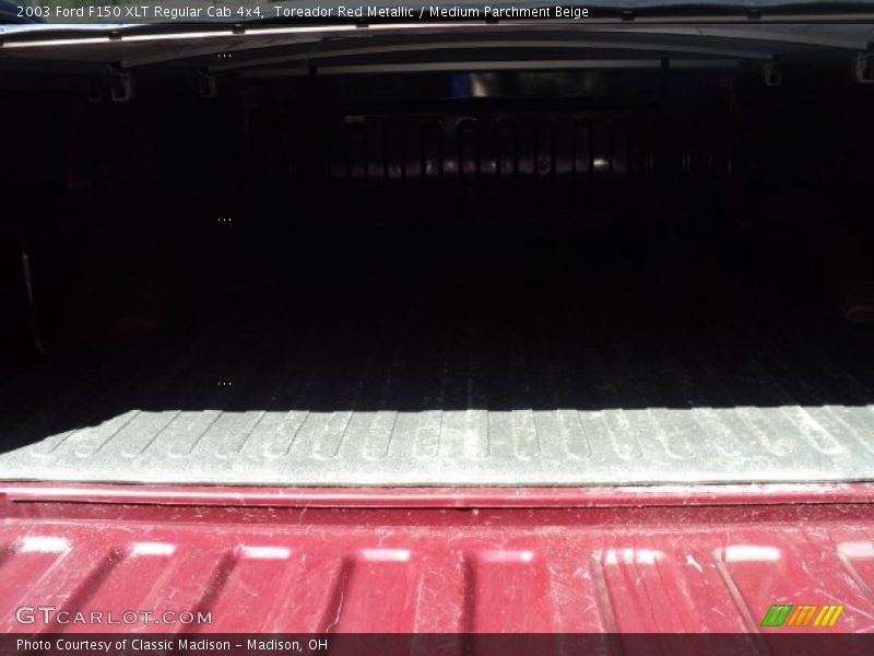 Toreador Red Metallic / Medium Parchment Beige 2003 Ford F150 XLT Regular Cab 4x4