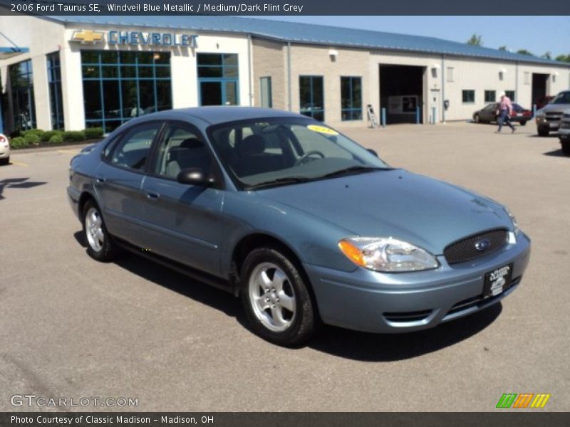 Windveil Blue Metallic / Medium/Dark Flint Grey 2006 Ford Taurus SE