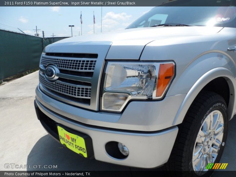 Ingot Silver Metallic / Steel Gray/Black 2011 Ford F150 Platinum SuperCrew