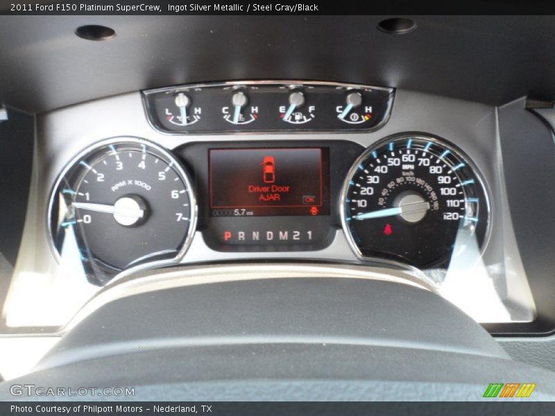  2011 F150 Platinum SuperCrew Platinum SuperCrew Gauges
