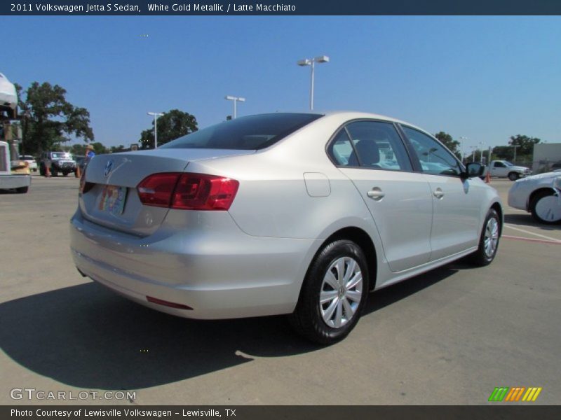 White Gold Metallic / Latte Macchiato 2011 Volkswagen Jetta S Sedan