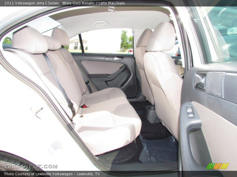 White Gold Metallic / Latte Macchiato 2011 Volkswagen Jetta S Sedan