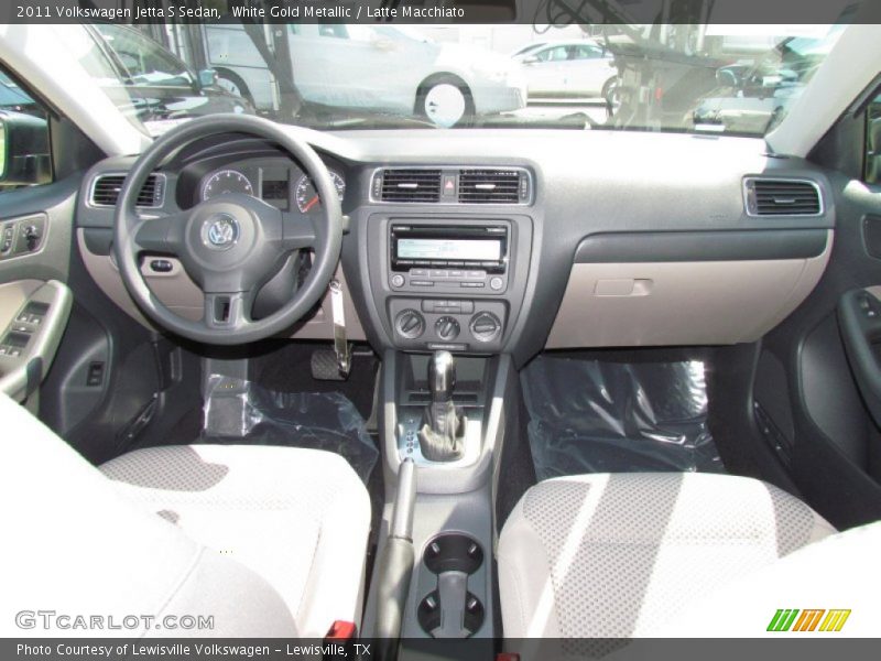 White Gold Metallic / Latte Macchiato 2011 Volkswagen Jetta S Sedan