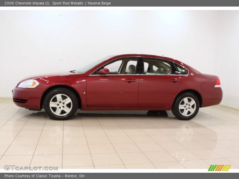 Sport Red Metallic / Neutral Beige 2006 Chevrolet Impala LS