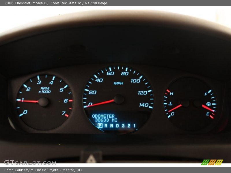 Sport Red Metallic / Neutral Beige 2006 Chevrolet Impala LS