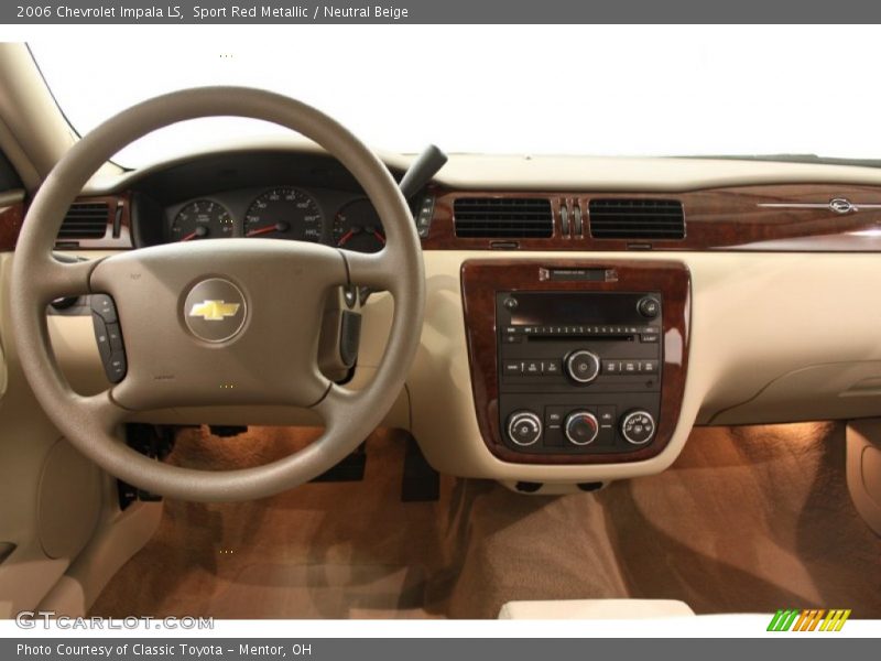 Sport Red Metallic / Neutral Beige 2006 Chevrolet Impala LS