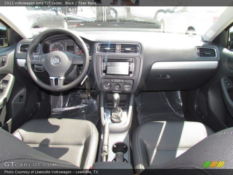 Black / Titan Black 2011 Volkswagen Jetta TDI Sedan