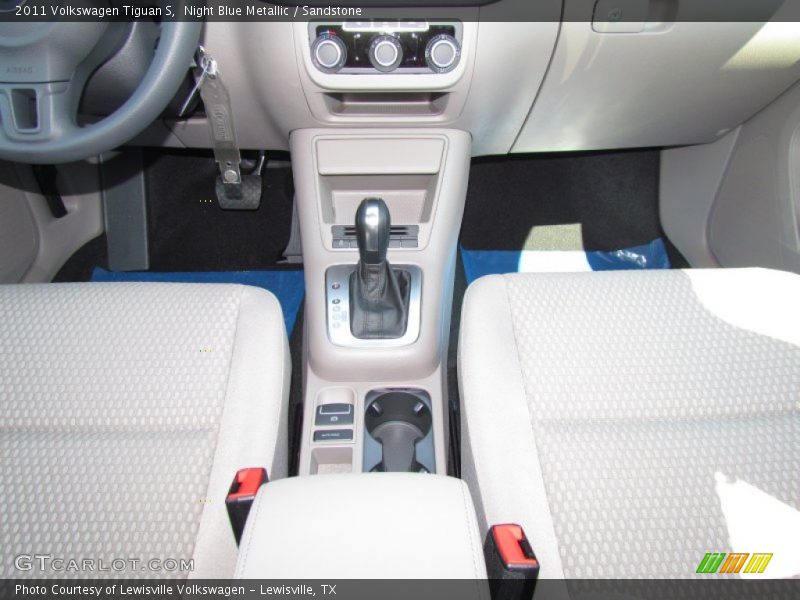 Night Blue Metallic / Sandstone 2011 Volkswagen Tiguan S