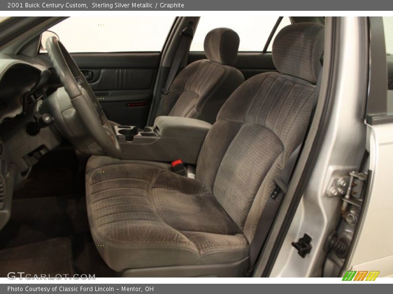 Sterling Silver Metallic / Graphite 2001 Buick Century Custom
