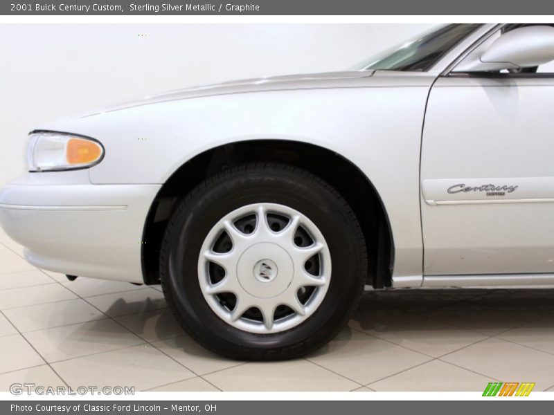 Sterling Silver Metallic / Graphite 2001 Buick Century Custom